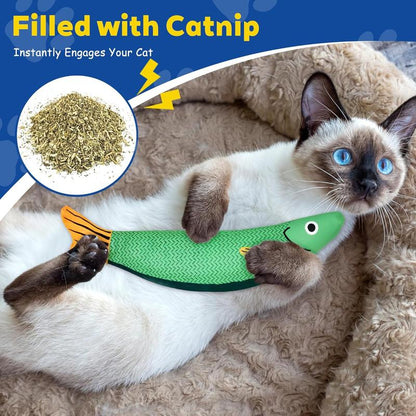 Self Warming Pet Bed, Rock the Fish to Sleep ，Small Self Heating Pet Crate Pad,Warm Fleece Pet Sleeping Mat， Thermal Extra Warm Mat Indoor & Outdoor, Double-Sided Warmth & Washable